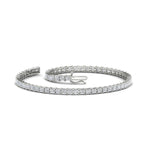 Load image into Gallery viewer, 4 Ct Princess Diamond Tennis Bracelet