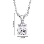 Load image into Gallery viewer, Pear Shaped Solitaire Necklace