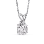 Load image into Gallery viewer, Pear Shaped Solitaire Necklace