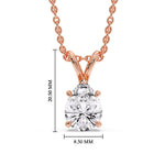 Load image into Gallery viewer, Pear Shaped Solitaire Necklace