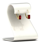 Load image into Gallery viewer, 4-ct.-leverback-emerald-ruby-earrings-in-yellow-gold-FDEAR9225EMGRUDR-4.00 CT-NL-YG