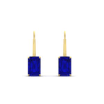 Load image into Gallery viewer, 4-ct.-leverback-emerald-sapphire-earrings-in-yellow-gold-FDEAR9225EMGSABL-4.00 CT-NL-YG