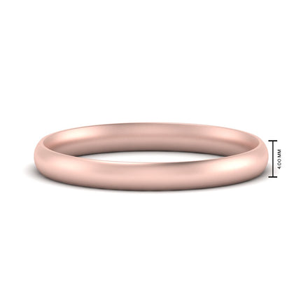 Comfort Fit Mens Wedding Band