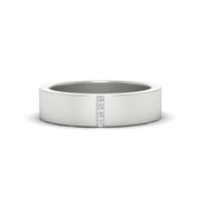 4 Stone Diamond Wedding Band Ring