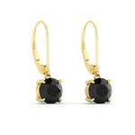 Load image into Gallery viewer, 4.00-ct-round-cut-black-diamond-leverback-dangle-earrings-in-yellow-gold-fdear11236rogblackangle3-4.00ct-nl-yg.jpg?v=1768373710
