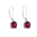 Load image into Gallery viewer, 4.00-ct-round-cut-pink-sapphire-leverback-dangle-earrings-in-white-gold-fdear11236rogsadrpiangle3-4.00ct-nl-wg.jpg?v=1768373709