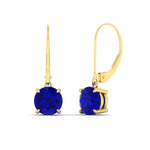 Load image into Gallery viewer, 4.00-ct-round-cut-sapphire-leverback-dangle-earrings-in-yellow-gold-fdear11236rogsablangle1-4.00ct-nl-yg.jpg?v=1768373709