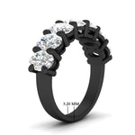 Load image into Gallery viewer, 4.00-ct-seven-stone-diamond-wedding-band-in-black-gold-FD8008OVBANGLE2-4.00CT-NL-BG-HW.jpg?v=1763628833