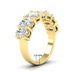 Load image into Gallery viewer, 4.00-ct-seven-stone-diamond-wedding-band-in-yellow-gold-FD8008OVBANGLE2-4.00CT-NL-YG-HW.jpg?v=1763628833