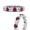 Load image into Gallery viewer, 4.25-carat-round-diamond-and-pink-sapphire-bezel-droplet-wedding-band-in-white-gold-FD8072ROBGSADRPIANGLE3-4.25CT-NL-WG?v=1751956670