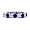 Load image into Gallery viewer, 4.25-carat-round-diamond-and-sapphire-bezel-droplet-wedding-band-in-white-gold-FD8072ROBGSABL-4.25CT-NL-WG?v=1751956669