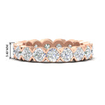 Load image into Gallery viewer, 4.25-carat-round-diamond-bezel-droplet-wedding-band-in-rose-gold-FD8072ROB-4.25CT-NL-RG-HW?v=1751956666