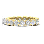 Load image into Gallery viewer, 4.25-carat-round-diamond-bezel-droplet-wedding-band-in-yellow-gold-FD8072ROB-4.25CT-NL-YG-HW?v=1751956672
