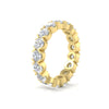 Load image into Gallery viewer, 4.25-carat-round-diamond-bezel-droplet-wedding-band-in-yellow-gold-FD8072ROBANGLE2-4.25CT-NL-YG?v=1751956672