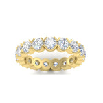 Load image into Gallery viewer, 4.25-carat-round-diamond-bezel-droplet-wedding-band-in-yellow-gold-FD8072ROBANGLE5-4.25CT-NL-YG?v=1751956672