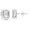 Load image into Gallery viewer, 5-carat-bezel-stud-earring-emerald-diamond-in-white-gold-FD-EAR10516EMANGLE2-5.00CT-NL-WG-HW.jpg?v=1764054158