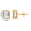 Load image into Gallery viewer, 5-carat-bezel-stud-earring-emerald-diamond-in-yellow-gold-FD-EAR10516EMANGLE2-5.00CT-NL-YG-HW.jpg?v=1764054158