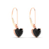 Load image into Gallery viewer, 5-carat-black-diamond-heart-shape-stud-dangle-earrings-in-rose-gold-fdear11236htgblackangle3-5.00ct-nl-rg.jpg?v=1768537549