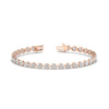 Load image into Gallery viewer, 5-carat-classic-teardrop-link-east-west-diamond-bracelet-in-rose-gold-FDBRCPE10581-5.00CT-NL-RG.jpg?v=1776842248
