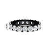Load image into Gallery viewer, 5-carat-cushion-cut-diamond-eternity-wedding-ring-in-black-gold-FDEWB9296CU-5.00CT-NL-BG-HW