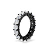 Load image into Gallery viewer, 5-carat-cushion-cut-diamond-eternity-wedding-ring-in-black-gold-FDEWB9296CUANGLE2-5.00CT-NL-BG
