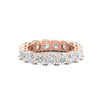 Load image into Gallery viewer, 5-carat-cushion-cut-diamond-eternity-wedding-ring-in-rose-gold-FDEWB9296CU-5.00CT-NL-RG
