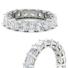 Load image into Gallery viewer, 5-carat-cushion-shaped-diamond-eternity-wedding-ring-in-white-gold-FDEWB9296CUANGLE-3-5.00CT-NL-WG