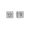 Load image into Gallery viewer, Stylish Princess Bezel Diamond Studs