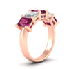 Load image into Gallery viewer, 5-carat-emerald-cut-5-stone-pink-sapphire-wedding-band-in-rose-gold-fdwb8008emgsadrpiangle2-5.00ct-nl-rg
