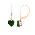 Load image into Gallery viewer, 5-carat-emerald-heart-shape-stud-dangle-earrings-in-rose-gold-fdear11236htgemgrangle4-5.00ct-nl-rg.jpg?v=1768537324