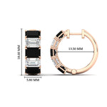 Load image into Gallery viewer, 5-carat-five-stone-emerald-cut-black-diamond-hoop-earrings-in-rose-gold-fdear11542emgblackangle2-nl-rg-hw.jpg?v=1764919087