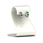 Load image into Gallery viewer, 5-carat-five-stone-emerald-cut-emerald-hoop-earrings-in-white-gold-fdear11542emgemgrstand-nl-wg.jpg?v=1764918849