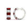 Load image into Gallery viewer, 5-carat-five-stone-emerald-cut-ruby-hoop-earrings-in-white-gold-fdear11542emgrudrangle2-nl-wg.jpg?v=1764918958