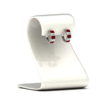 Load image into Gallery viewer, 5-carat-five-stone-emerald-cut-ruby-hoop-earrings-in-white-gold-fdear11542emgrudrstand-nl-wg.jpg?v=1764918958