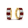 Load image into Gallery viewer, 5-carat-five-stone-emerald-cut-ruby-hoop-earrings-in-yellow-gold-fdear11542emgrudrangle1-nl-yg.jpg?v=1764918958