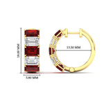 Load image into Gallery viewer, 5-carat-five-stone-emerald-cut-ruby-hoop-earrings-in-yellow-gold-fdear11542emgrudrangle2-nl-yg-hw.jpg?v=1764918958