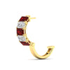 Load image into Gallery viewer, 5-carat-five-stone-emerald-cut-ruby-hoop-earrings-in-yellow-gold-fdear11542emgrudrangle4-nl-yg.jpg?v=1764918958