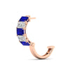 Load image into Gallery viewer, 5-carat-five-stone-emerald-cut-sapphire-hoop-earrings-in-rose-gold-fdear11542emgsablangle4-nl-rg.jpg?v=1764918435