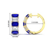 Load image into Gallery viewer, 5-carat-five-stone-emerald-cut-sapphire-hoop-earrings-in-yellow-gold-fdear11542emgsablangle2-nl-yg-hw.jpg?v=1764918435