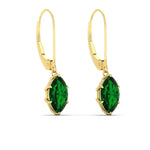 Load image into Gallery viewer, 5-carat-leverback-marquise-emerald-earrings-in-yellow-gold-fdear11236mqgemgrangle3-5.00ct-nl-yg.jpg?v=1768553006