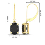 Load image into Gallery viewer, 5-carat-leverback-oval-drop-dangle-black-diamond-earrings-in-yellow-gold-fdear11236ovgblackangle4-5.00ct-nl-yg-hw.jpg?v=1765455509
