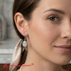 Load image into Gallery viewer, 5-carat-leverback-oval-drop-dangle-diamond-earrings-in-white-gold-fdear11236ov-model