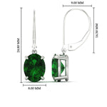 Load image into Gallery viewer, 5-carat-leverback-oval-drop-dangle-emerald-earrings-in-white-gold-fdear11236ovgemgrangle4-5.00ct-nl-wg-hw.jpg?v=1765455508