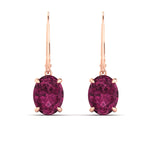 Load image into Gallery viewer, 5-carat-leverback-oval-drop-dangle-pink-sapphire-earrings-in-rose-gold-fdear11236ovgsadrpiangle2-5.00ct-nl-rg.jpg?v=1765455508
