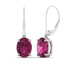 Load image into Gallery viewer, 5-carat-leverback-oval-drop-dangle-pink-sapphire-earrings-in-white-gold-fdear11236ovgsadrpiangle1-5.00ct-nl-wg.jpg?v=1765455508