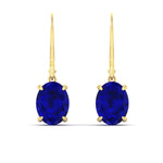 Load image into Gallery viewer, 5-carat-leverback-oval-drop-dangle-sapphire-earrings-in-yellow-gold-fdear11236ovgsablangle2-5.00ct-nl-yg.jpg?v=1765455508