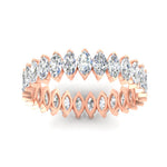 Load image into Gallery viewer, 5-carat-marquise-diamond-eternity-wedding-band-in-rose-gold-FDEWB11257MQB-5.00CT-NL-RG