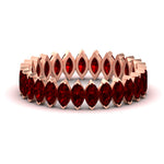 Load image into Gallery viewer, 5-carat-marquise-ruby-eternity-wedding-band-in-rose-gold-FDEWB11257MQBGRUDR-5.00CT-NL-RG