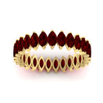 Load image into Gallery viewer, 5-carat-marquise-ruby-eternity-wedding-band-in-yellow-gold-FDEWB11257MQBGRUDR-5.00CT-NL-YG