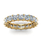 Load image into Gallery viewer, 5-carat-princess-cut-diamond-eternity-ring-in-yellow-gold-FDEWB8675PR-5.0CTANGLE5-NL-YG
